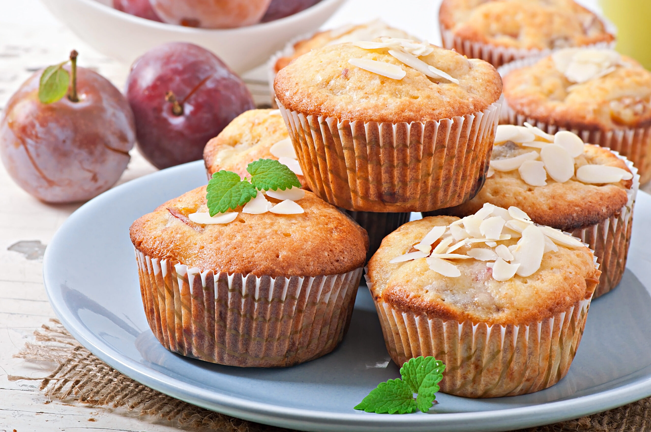 healthy banana muffins